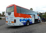 Scania Irizar Tourbus von TRANSALEX-BUS steht beim Loro Parque/Teneriffa, 01-2019