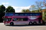 Setra 328 DT von Zysset aus der Schweiz am 8.9.2014 in Krems.