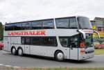 Setra 328 DT von Langthaler Reisen aus sterreich im Juni 2015 in Krems.