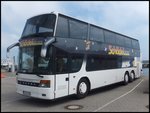 Setra 328 DT von Schödel-Reisen (ex Eurobus ch) aus Deutschland im Stadthafen Sassnitz.