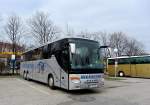 SETRA S416 GT- HD von WEIHERER Reisen aus Deutschland im April 2013 in Krems an der Donau gesehen.