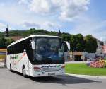 Setra 415 GT-HD von Dr.Richard / Wien am 30.6.2013 in Krems unterwegs.