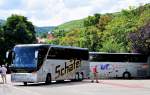 SETRA 417 HDH von SCHFER Reisen aus der BRD am 4.7.2013 in Krems an der Donau.