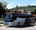 SETRA 415 GT-HD von BLAGUSS / sterreich am 9.7.2013 in Krems an der Donau.