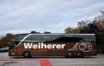 SETRA 416 HDH vom Reisebro WEIHERER aus Deutschland im September 2013 in Krems an der Donau.