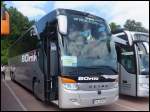 Setra 417 HDH von Bohr aus Deutschland im Stadthafen Sassnitz.