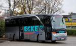 Setra 411 HD von Ecker Reisen aus sterreich im Oktober 2013 in Krems gesehen.