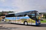 Setra 415 GT-HD von Blaguss/Scenic Reisen aus der SK am 20.9.2014 in Krems unterwegs.