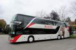 Setra 431 DT von Blaguss Reisen aus Wien am 22.10.2014 in Krems.