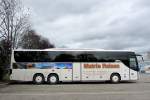 Setra 416 GT-HD von Matris Reisen aus der BRD am 22.10.2014 in Krems.