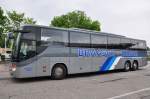 Setra 417 GT-HD von Braasch Reisen aus der BRD am 3.5.2015 in Krems.