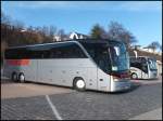 Setra 417 HDH von Imken aus Deutschland im Stadthafen Sassnitz.