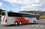 Setra 416 GT-HD von Global Travel Hungary im Juni 2015 in Krems gesehen.