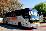 Setra 415 GT-HD von Helmuts Reisen aus der BRD in Krems gesehen.