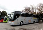 Setra 416 HDH von Motyl.pl in Krems gesehen.