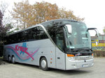 Setra 416 HDH von Kreuz Reisen aus der BRD in Krems gesehen.