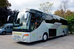 Setra 415 GT-HD von Kirchner Reisen aus der BRD in Krems gesehen.