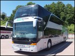 Setra 431 DT von Walk Reisen aus Deutschland im Stadthafen Sassnitz.