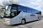 Setra 416 GT-HD von Lehner Reisen aus der BRD in Krems unterwegs.