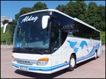 Setra 415 GT-HD von Aldag-Reisen aus Deutschland im Stadthafen Sassnitz.