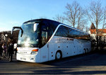 Setra 417 HDH von Bohr Reisen aus der BRD in Krems gesehen.