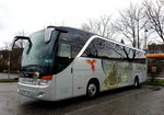 Setra 415 HD von Fiorenziola D`Arda aus Italien in Krems.