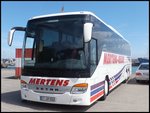 Setra 416 GT-HD von Mertens-Reisen aus Deutschland im Stadthafen Sassnitz.