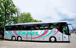 Setra 416 GT-HD von Emmel Reisen aus der BRD in Krems gesehen.