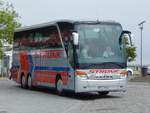 Setra 415 HDH von Strunk aus Deutschland im Stadthafen Sassnitz.