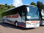 Setra 417 GT-HD von Mertens-Reisen aus Deutschland im Stadthafen Sassnitz.