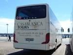 Setra 415 GT-HD von Casablanca Tours aus Deutschland im Stadthafen Sassnitz.