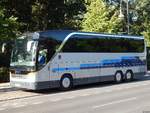 Setra 415 HDH von Šalcininkų autobusų parkas aus Litauen (ex Bus & Reisen Schwerin) in Berlin.