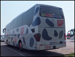 Setra 515 HD von Retter Reisen aus Österreich im Stadthafen Sassnitz.