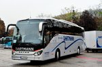 Setra 515 HD von Dartmann Reisen (mit Radanhnger) in Krems gesehen.