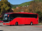 Setra 515 HD aus der CZ in Krems gesehen.