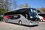 Setra 516 HD von LK Tours aus Frankreich in Krems gesehen.