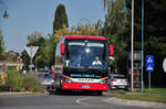 Setra 516 HD von Becker-Strelitz Reisen aus der BRD in Krems gesehen.