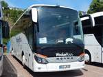 Setra 515 HD von Wackerl Tour aus Deutschland im Stadthafen Sassnitz.