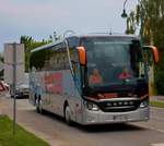 Setra 500er Serie von Sramek Reisen aus AT in Krems gesehen,2018.