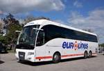 Scania Tata Hispano Xerus von Eurolines aus RO 2017 in Krems.