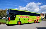 VAN HOOL T917 Altano der Apel Touristik aus der BRD am 25.August 2014 in Krems gesehen.