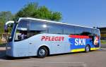 VOLVO 9700 von Pfleger Reisen aus Niedersterreich am 24.4.2015 in Krems.