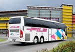 Volvo 9700 von Pils Reisen aus sterreich in Krems gesehen.