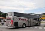 Volvo 9900 Prestige von Fuchs Reisen aus sterreich am 27.Juli 2014 in Krems gesehen.