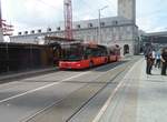 Mlheim Ruhr Stadtmitte,hier fahrt ein DB Rheinlandbus aufnahmezeit  22.7.17  