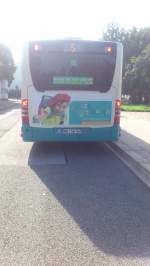 Mercedes Citaro  NB SW 540...hier das erste Bild leider vom Heck des citaro mit seiner neuen Werbung für die busschule   ....die die Stadtwerke anbieten damit Schulkinder wissen oder gelernt