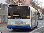 Solaris Urbino 15 der Beelitzer Verkehrs- und Servicegesellschaft mbH in Güstrow.