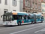 Van Hool AG300T der Stdtischer Verkehrsbetrieb Esslingen in Esslingen.