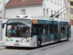 Van Hool AG300T der Stdtischer Verkehrsbetrieb Esslingen in Esslingen.