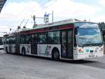 Van Hool AG300T der Städtischer Verkehrsbetrieb Esslingen in Esslingen.